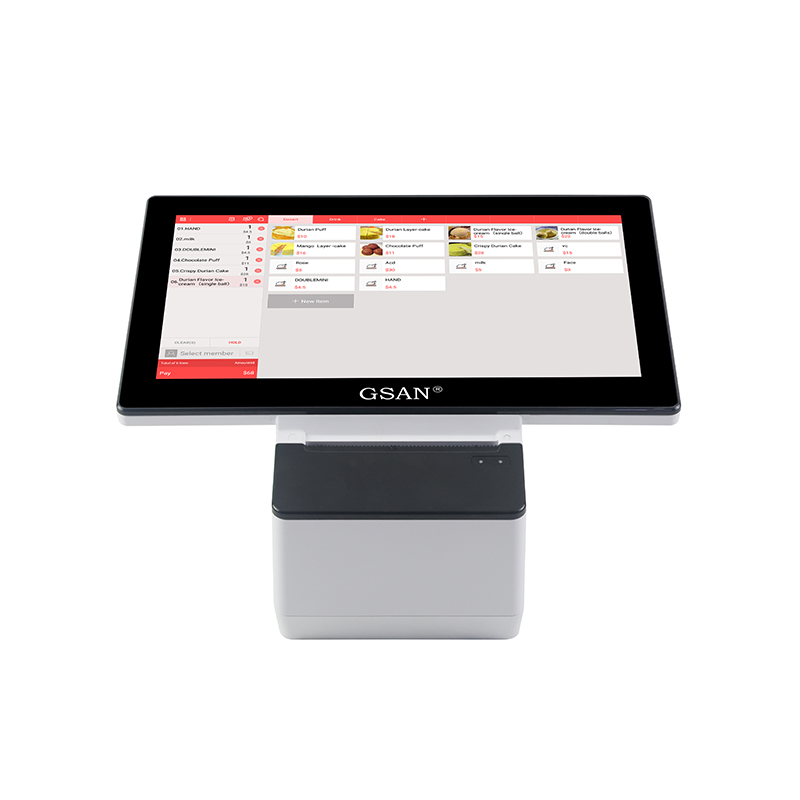 GS-TD30 POS Touch-Registrierung alle in einem Touchscreen-POS-Terminal für das Restaurant
