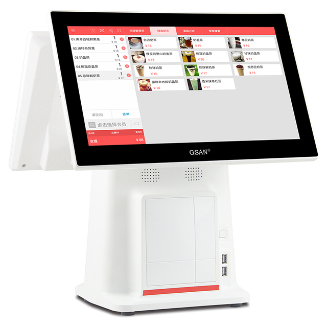 GS-3061 Hochgeschwindigkeits-benutzerdefiniertes Touchscreen-POS-System für das Restaurant