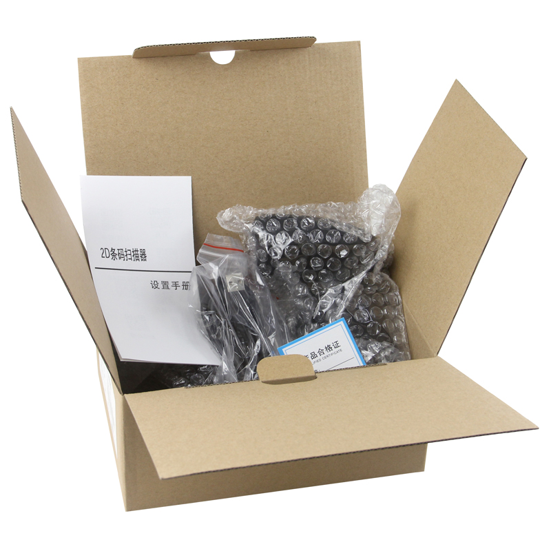 Paket mit Barcode-Scanner