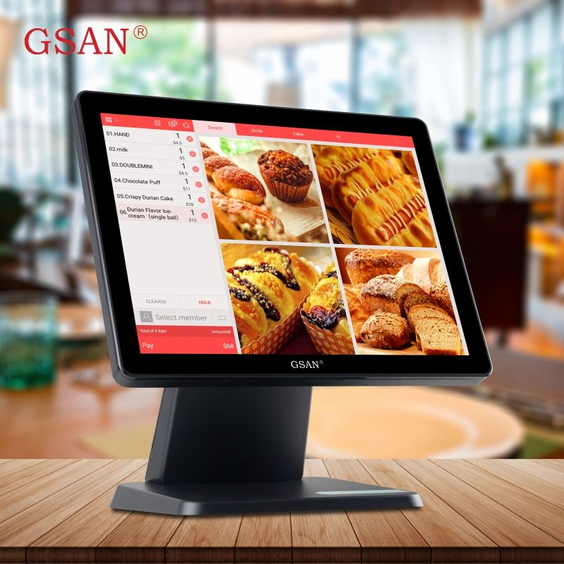 GS-T5 Electronic Casier Payment Tablet POS-System für das Restaurant