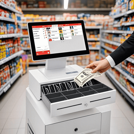 POS cash register for supermarket .png