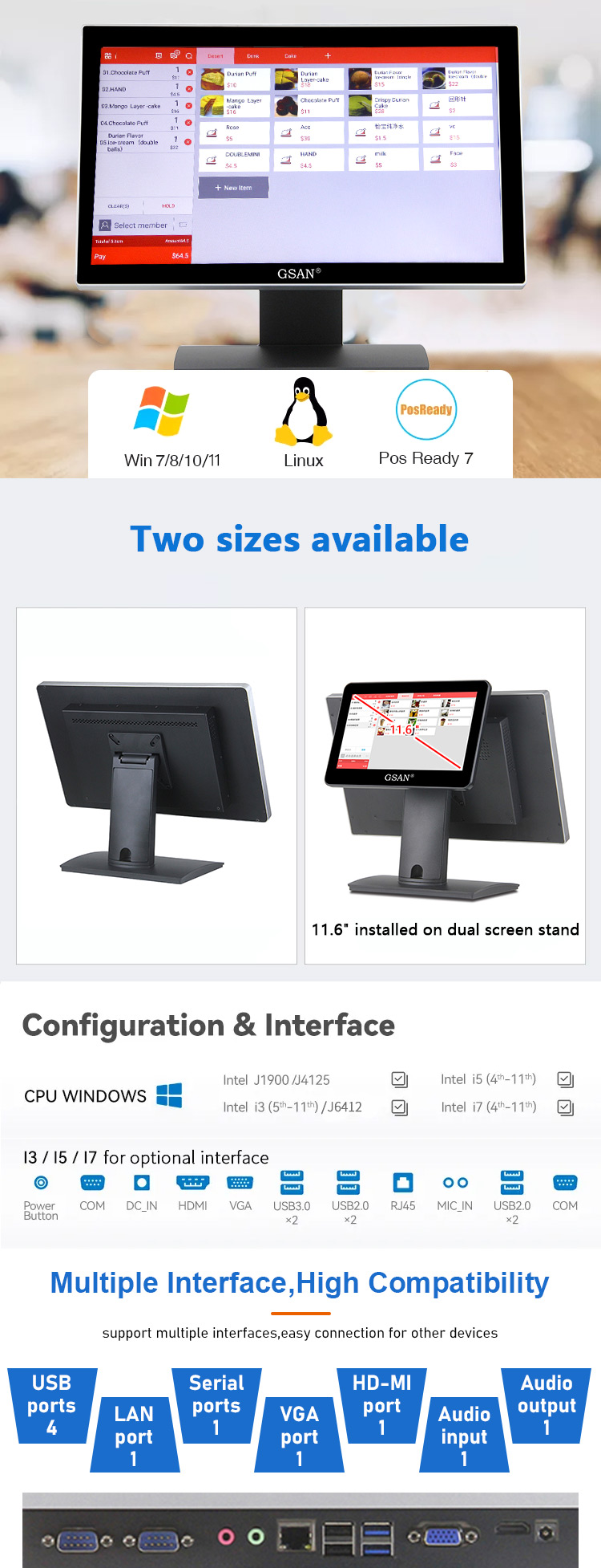 POS-Systemparameter