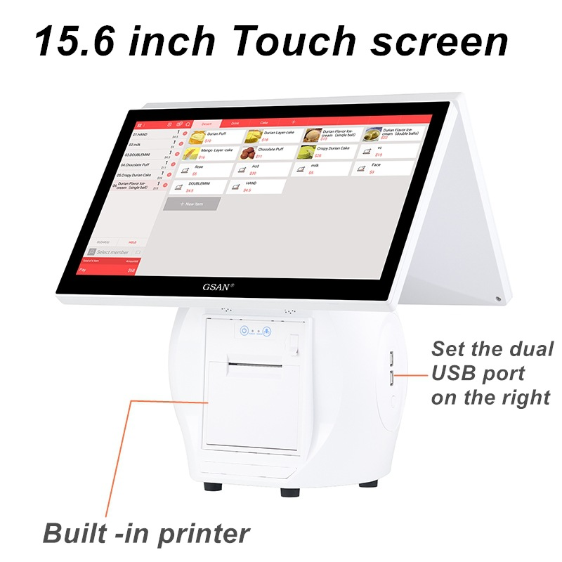 Details zum 15,6-Zoll-Touchscreen-Kassensystem