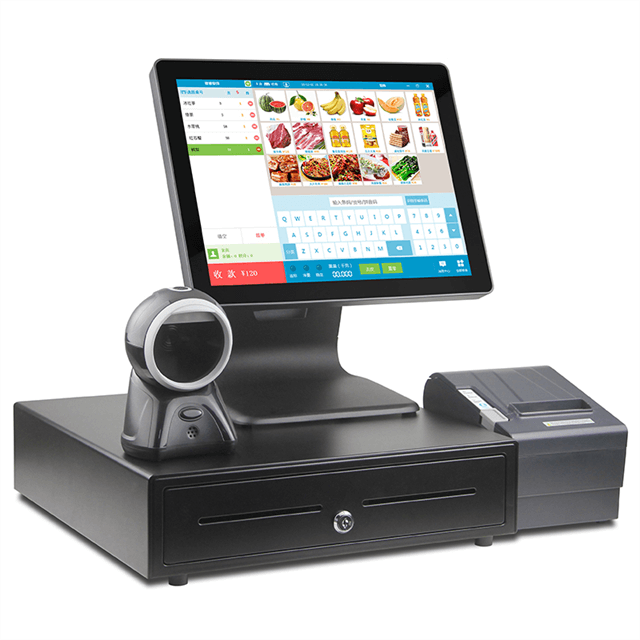 GS-T2 Alle in einem Touchscreen-POS-System Hardware für den Einzelhandel