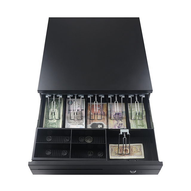 GS-4042 Hot Mini Metall Money Box Elektronische Bargeldschublade RJ11 für POS-System