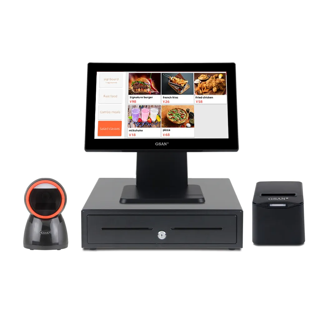 GS-A4 Großhandel Full Set Windows Touch POS-Registrierkassespunkt des Verkaufs System Terminal