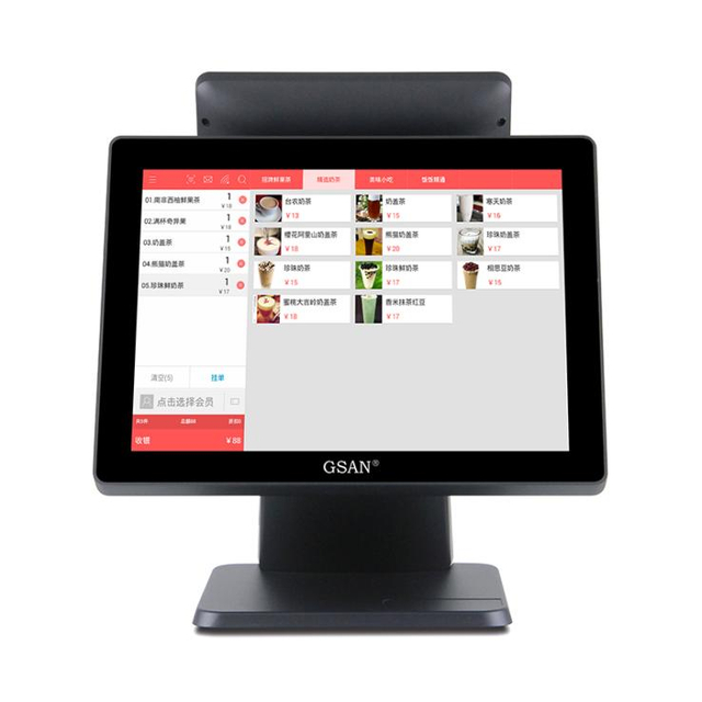 GS-A2 Tieftemperaturwiderstand Touchscreen POS-System Hardware für Balken