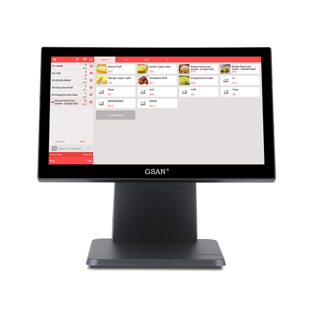 GS-T3 Safe zuverlässig 15.6 '' Touchscreen POS-System für den Einzelhandel