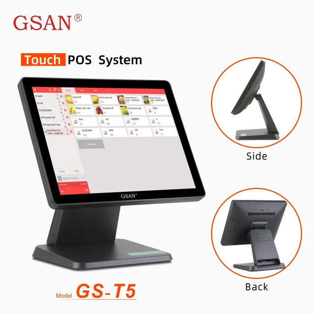 GS-T5 Hochgeschwindigkeits-Registrierkasse POS-System für das Restaurant