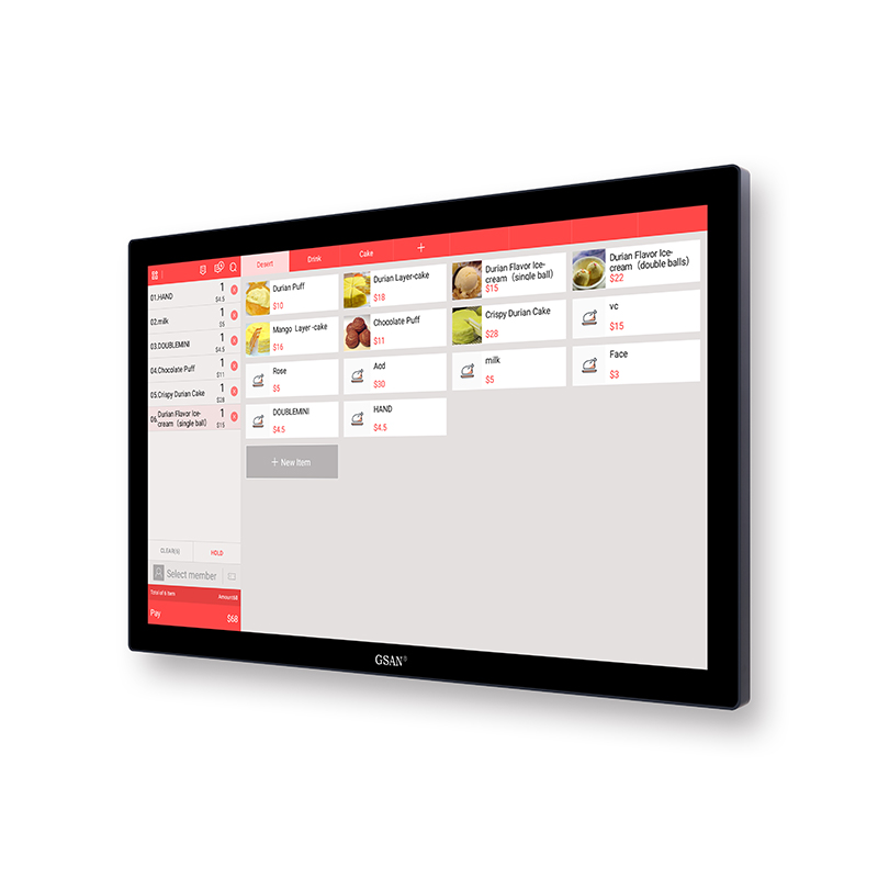 27-Zoll-Industrie-PC zur Wandmontage