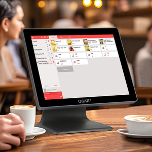 GS-A2 Hochwertiges Stempel Aluminium 15 '' Touchscreen POS-Terminal