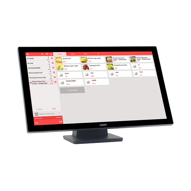 GS-Q3 27 Zoll kapazitiver Touchscreen-Industrie-PC-Desktop-Display