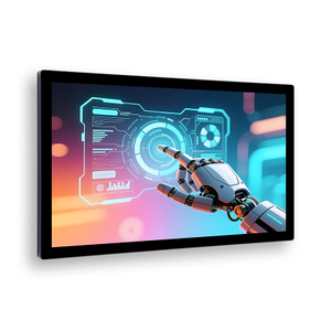GS-Q3 21,5-Zoll-All-In-One-Touch-Industrie-PC, wandmontierter Touchscreen-HD-Panel KDS