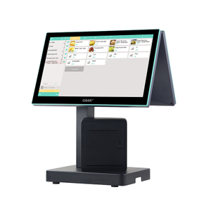 All-in-One-Kassensystem mit kapazitivem Touchscreen und Metallgehäuse, integriertem Drucker und Barcode-Scanner